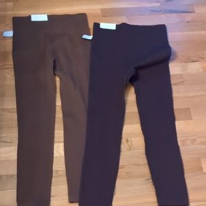 Maurices Chocolate and Espresso Leggings